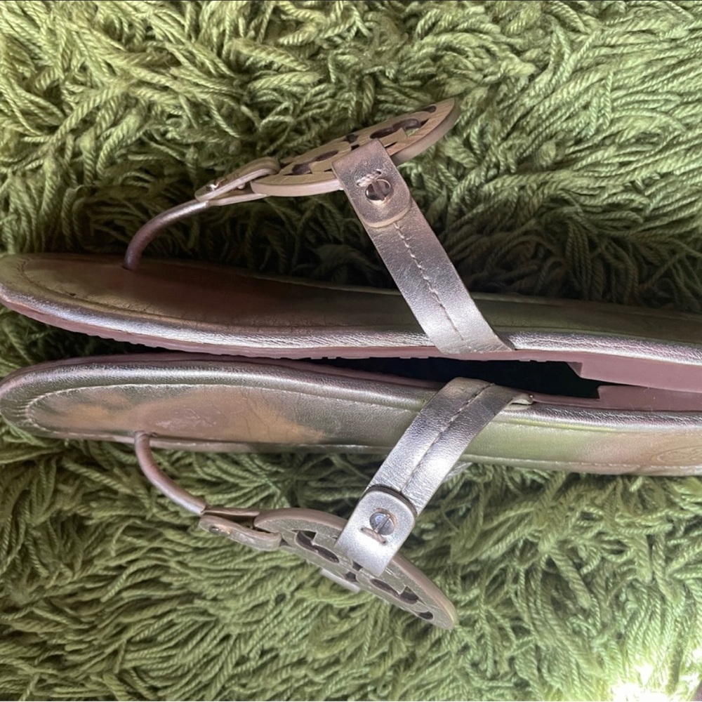 Tory Burch Miller Sandals. - Picture 9 of 11